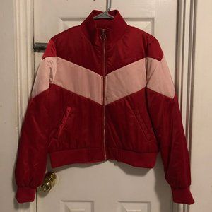 Vintage Puffer Jacket Red & Pink